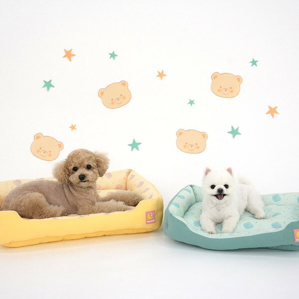 韓國【ParisDog】熊熊寵物雙面涼感床 (寵物床 寵物睡墊)