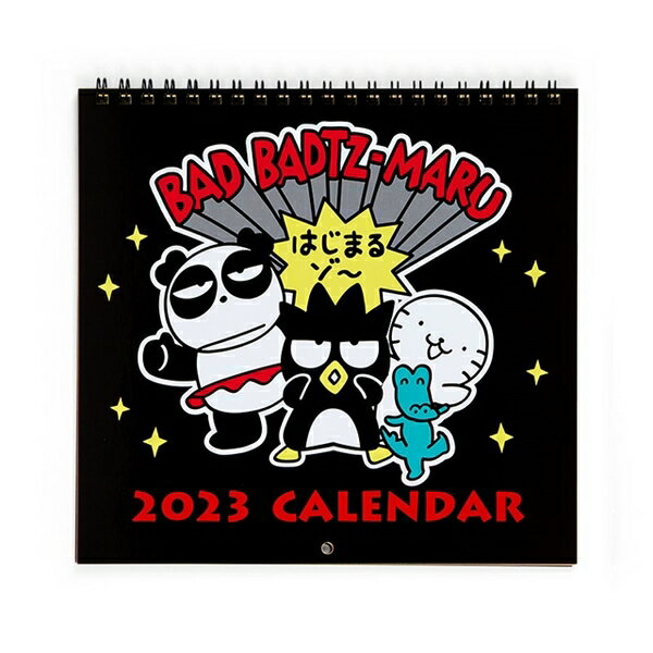 【震撼精品百貨】2023年 掛曆/年曆/手帳~日本SANRIO三麗鷗~酷企鵝 2023線圈掛曆M(黑好友)*20412
