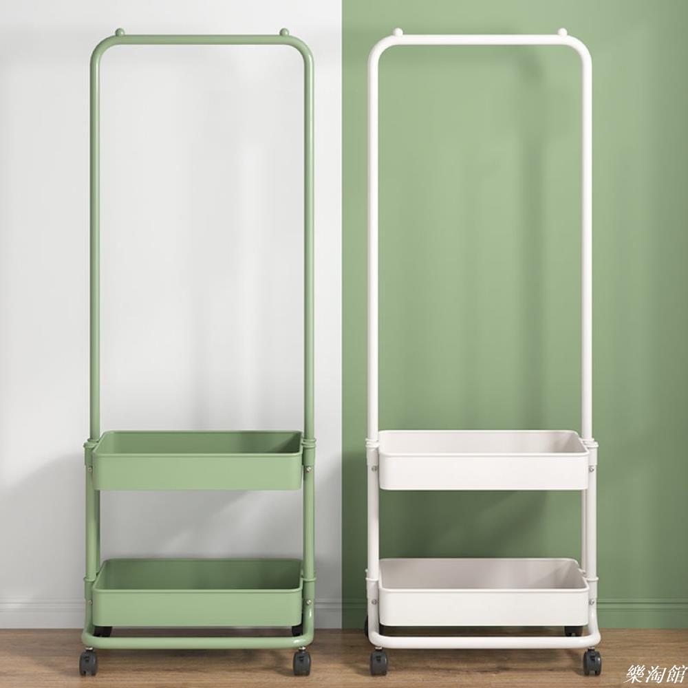 可滑動萬用掛衣架 42x35x100cm(收納架/衣架)雙色任選