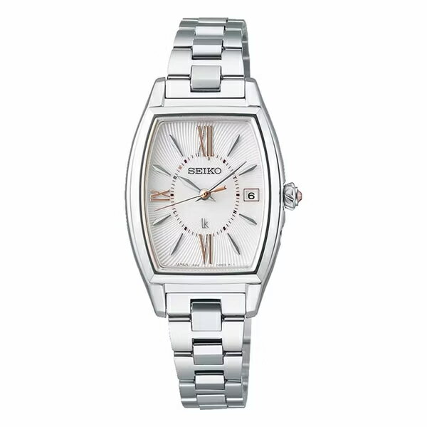 seiko SK037 精工錶 Lukia系列 1B32-0BJ0S(SSVW229J) 酒桶型芍藥太陽能女錶 24.6mm｜樂天全館特惠中★指定刷卡回饋10%