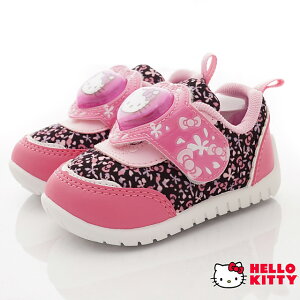 卡通-Hello Kitty電燈休閒鞋-721038黑(寶寶段)
