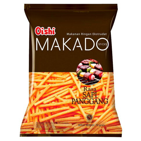 《 Chara 微百貨 》 泰國 MAKADO 麥卡多 薯條 鹽味 海苔 團購 批發 印尼 烤牛肉風味 3