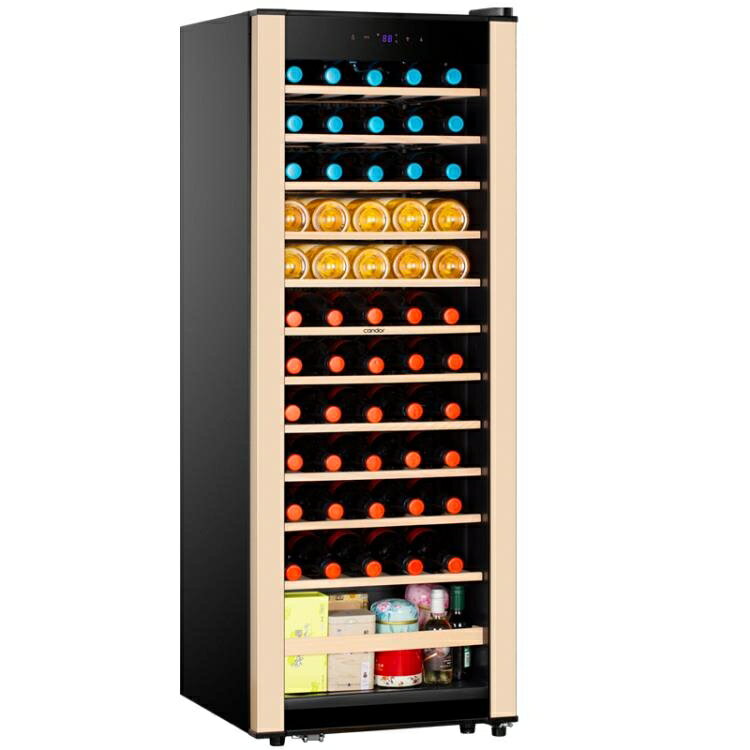 電子酒櫃 Candor/凱得紅酒櫃電子恒溫保鮮茶葉家用冷藏冰吧壓縮機玻璃展示