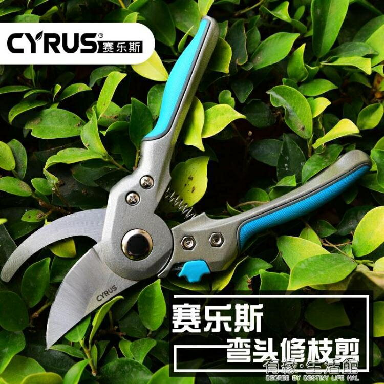 修花剪刀果樹修枝剪樹枝家用園藝工具多功能省力不銹鋼花枝剪插花