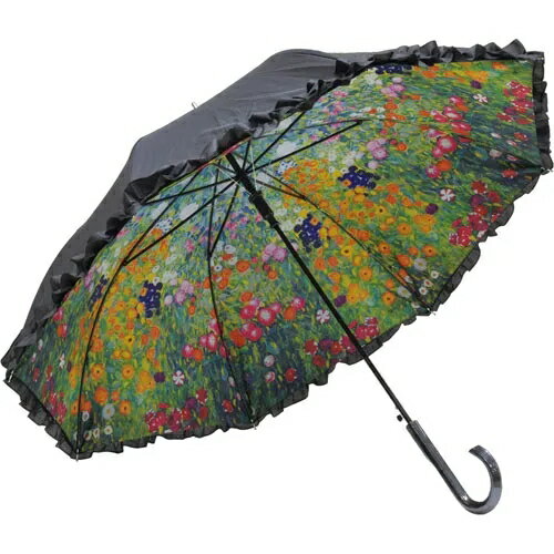 花日屋🌷日本嚴選 空運來台 抗UV 雨傘 世界名畫 歐式風格 直傘 雷諾瓦 慕夏 莫內 梵谷 奢華 摺疊傘 5