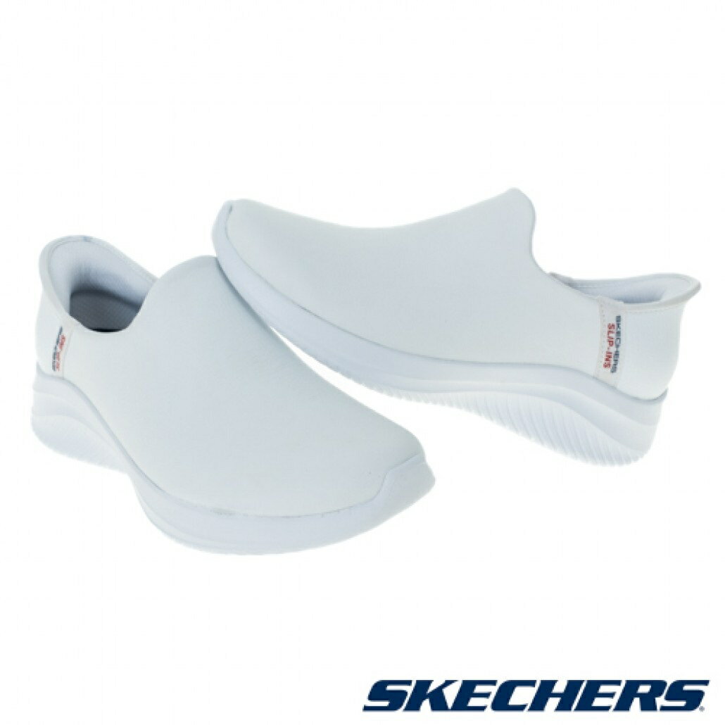 Skechers  Slip-Ins 瞬穿科技舒適科技 ULTRA FLEX 3.0 全白 護士鞋 149593WHT 1