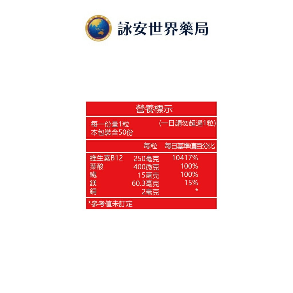 美國進口 高劑量 鐵劑 SINKAIBAO 新凱寶原味軟膠囊(50顆/盒) 血紅素 / 維生素B12/葉酸 【詠安商城】 8