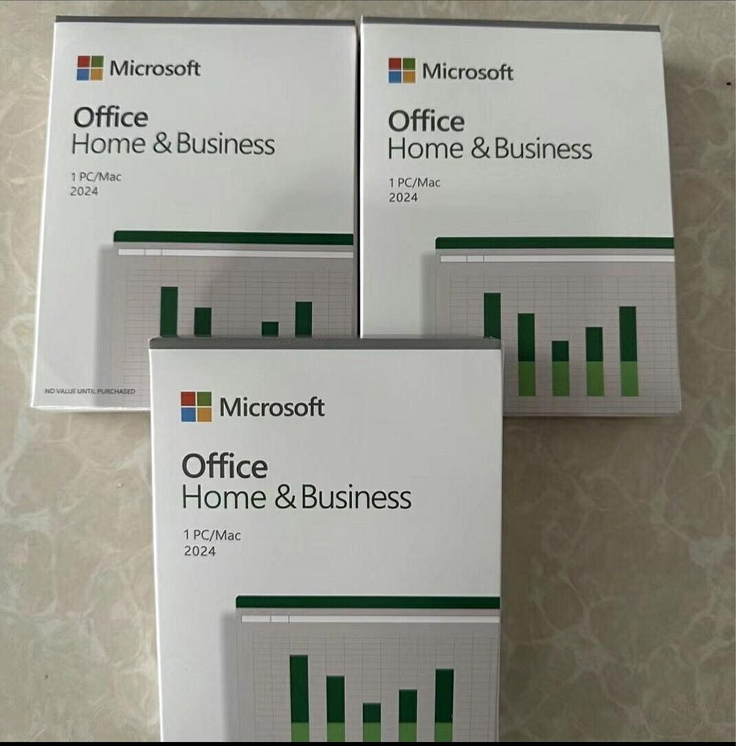 2024全新Office家用及商業版 一機一號正版授權 支援PC Mac 內含Word Excel【微軟批發零售】