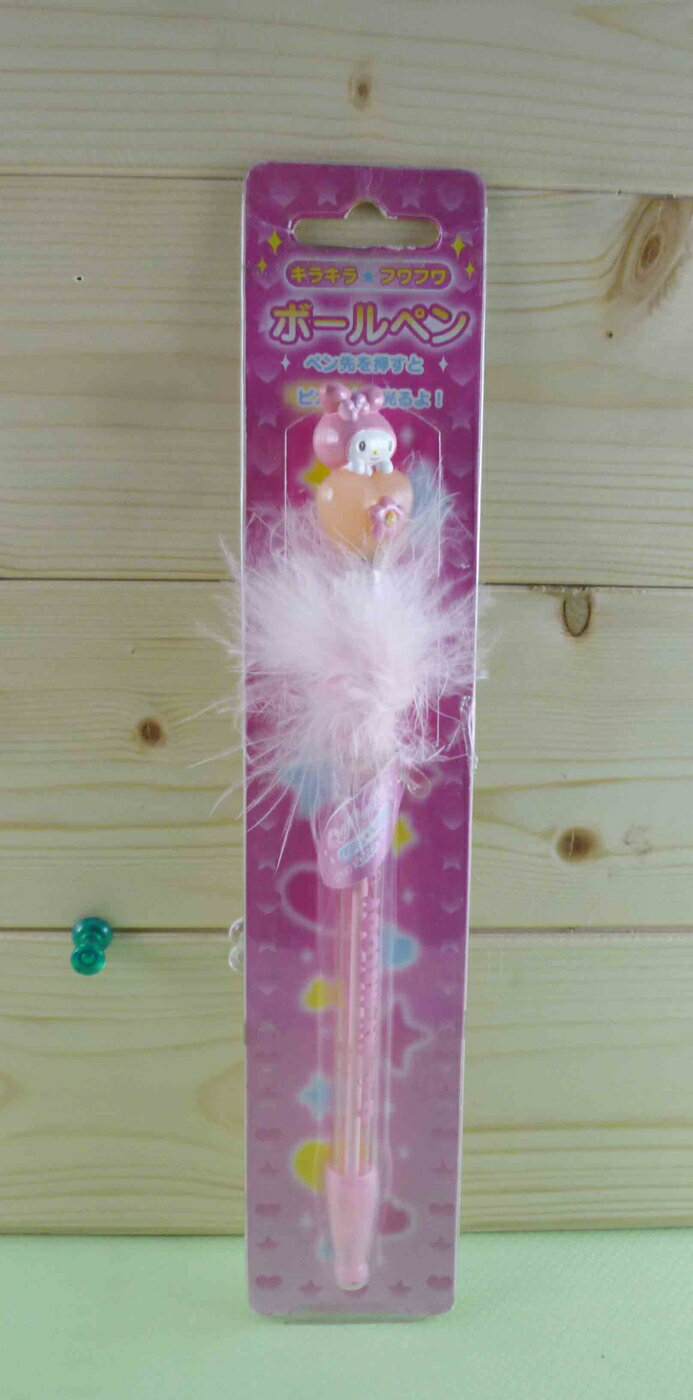 【震撼精品百貨】My Melody 美樂蒂 原子筆 發亮 毛 震撼日式精品百貨