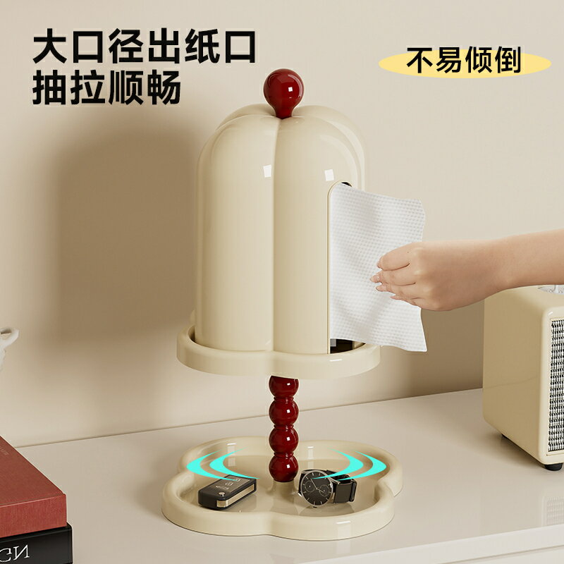 法式復古紙巾盒中古風高級感茶幾卷紙筒盒創意客廳輕奢高檔抽紙盒/儲物盒/收納盒/餐巾盒/抽紙盒/紙巾盒