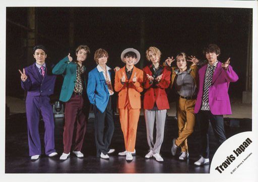 Travis Japan/集合(7人)/橫型?全身/BIG BANG BOY>MV Off Shot/正式生寫真