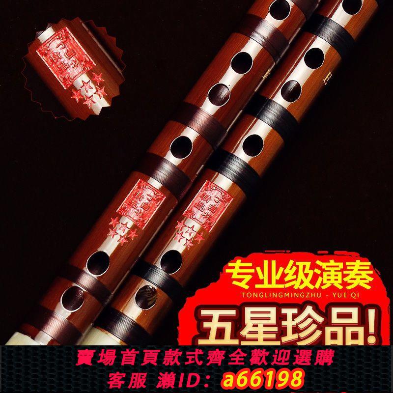 【台灣公司 可開發票】丁自林收藏級職業專業演奏笛子竹笛樂器高檔精品橫笛廠價銷CDEFG