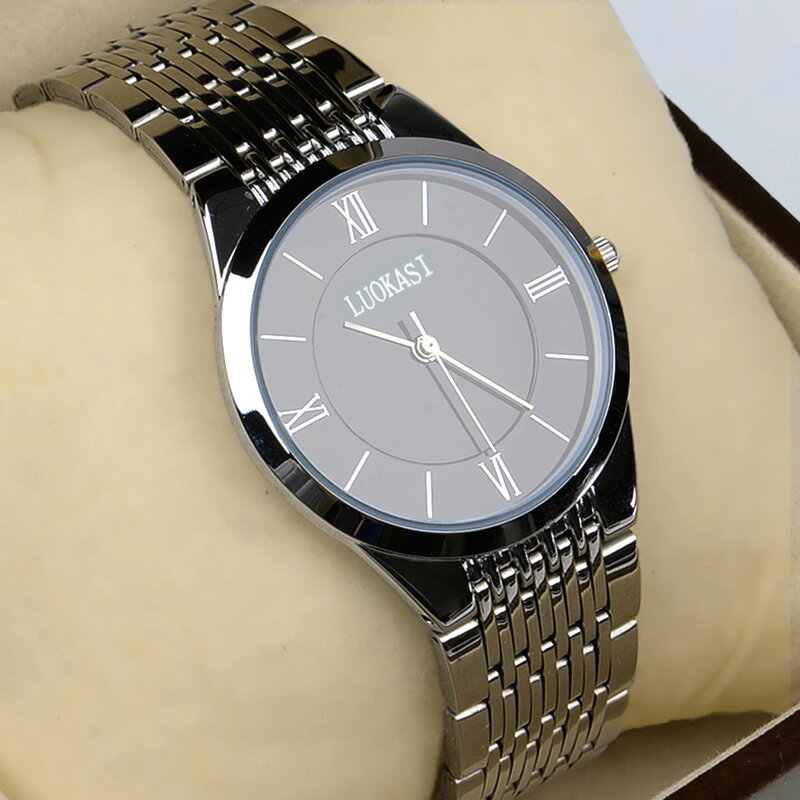 手錶男 新款手錶男士潮流精鋼防水全自動石英錶時尚超薄非機械錶男錶