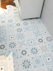 浴室廁所衛生間加厚耐磨防水自粘地板防滑翻新壁紙防油耐高溫墻紙
