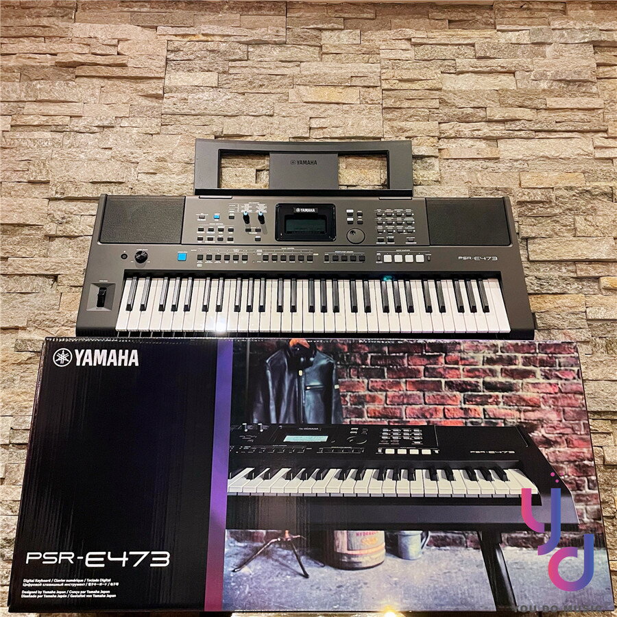 現貨可分期 贈延音踏板or琴袋 YAMAHA PSR-E473 公司貨 61鍵 電子琴 鋼琴 伴奏琴 鍵盤