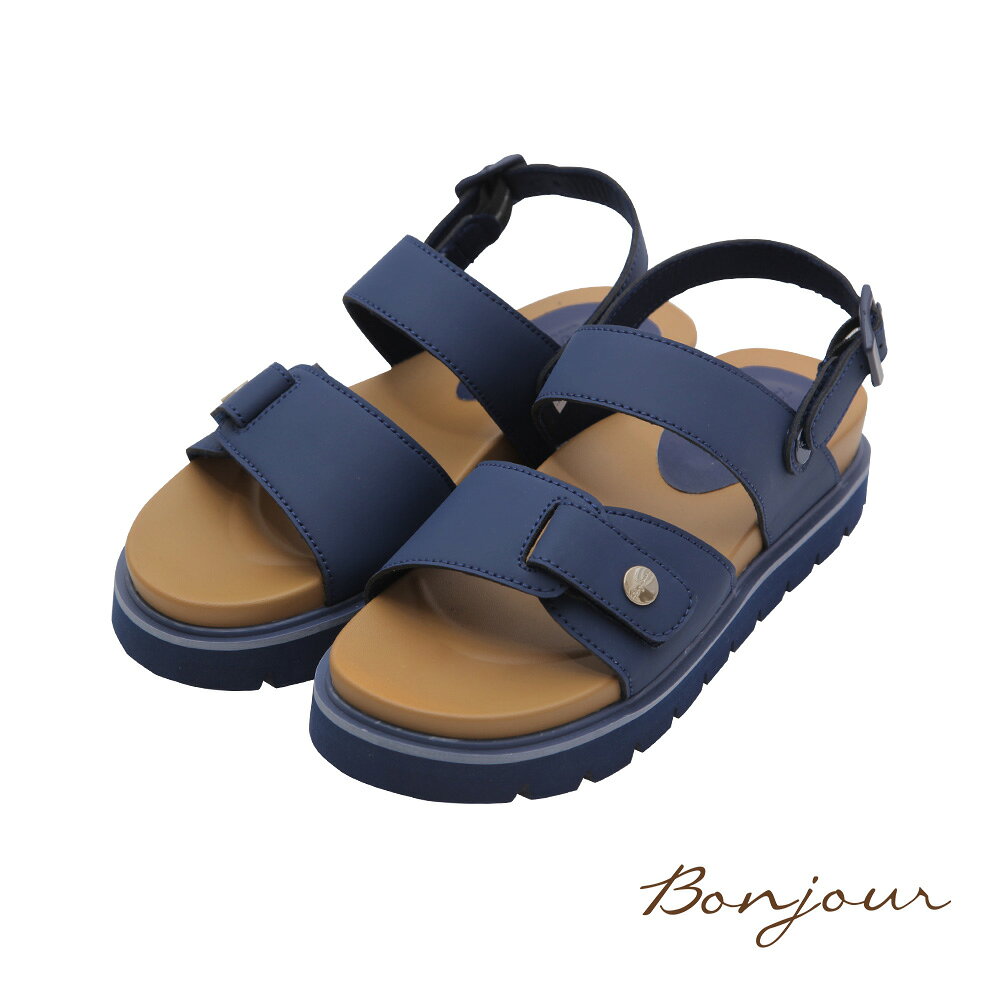 BONJOUR☆2WAY足弓支撐！抗水厚底晴雨涼拖鞋【B0665】5色 0