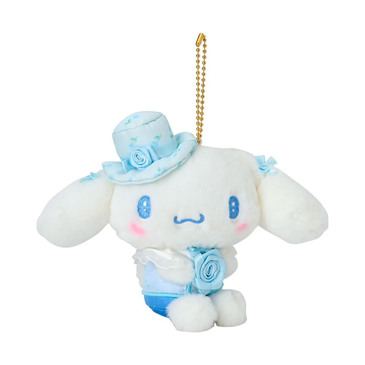 【震撼精品百貨】大耳狗 Cinnamoroll 日本SANRIO三麗鷗 大耳狗絨毛玩偶吊飾-玫瑰系列*01889