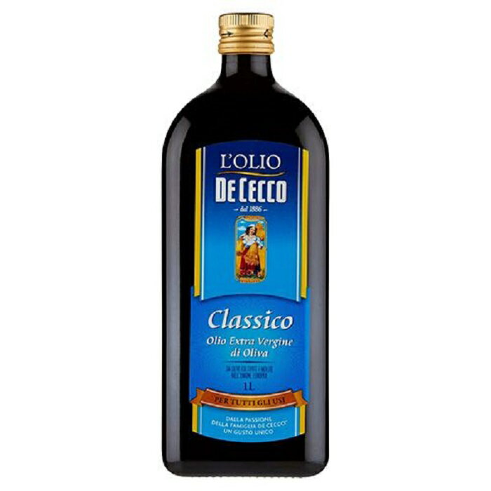 [預購]DE CECCO義大利特級冷壓初榨橄欖油 Extra Virgin Olive 1L /瓶★全店超取滿599免運