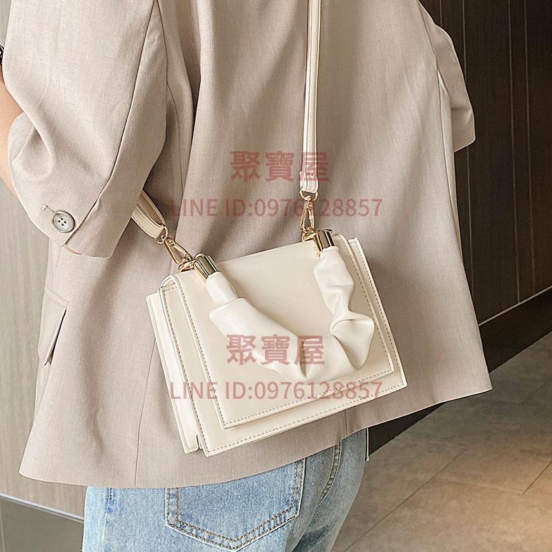 手提包斜挎包高階感包包女包潮網紅女時尚百搭女包小方包新款【聚寶屋】