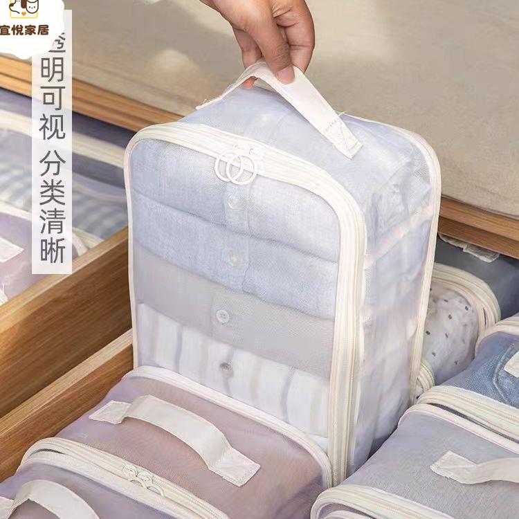 儲物床衣物分類整理袋高箱體床底抽屜收納箱衣服換季神器分格盒包py6072