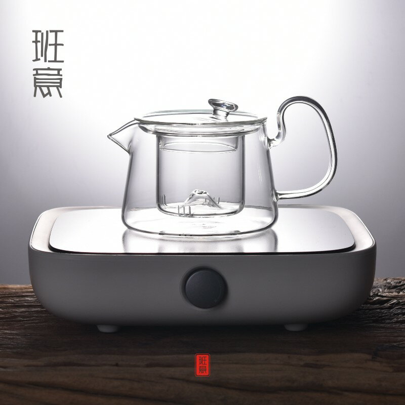 耐熱高溫玻璃煮茶器 茶壺過濾功夫茶具電陶爐套裝煮水壺黑茶家用1入