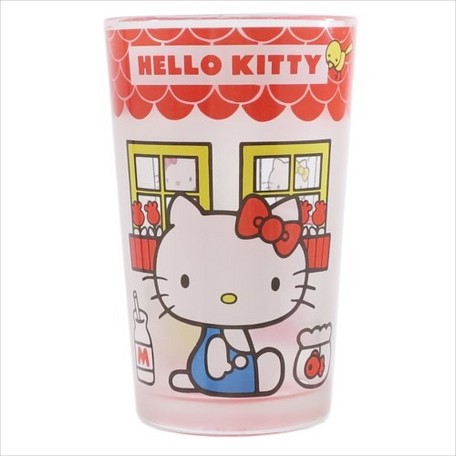 大賀屋 Hello Kitty 玻璃杯 水杯 茶杯 酒杯 透明 水晶 玻璃 杯子 凱蒂貓 KT 日貨 J00013691