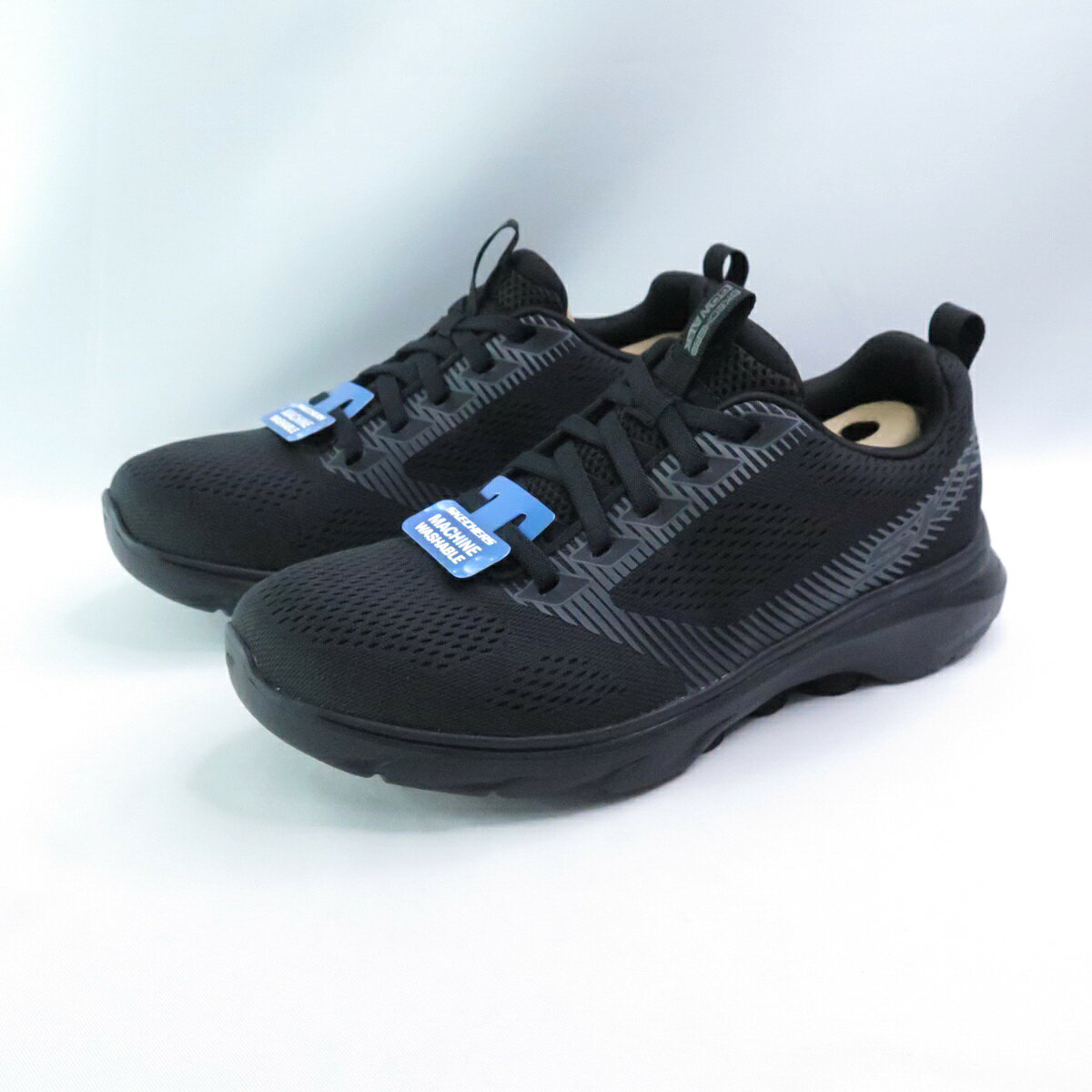 Skechers 216559BBK GO WALK 7 -HAHN 男健走鞋 免綁鞋帶 黑【iSport愛運動】