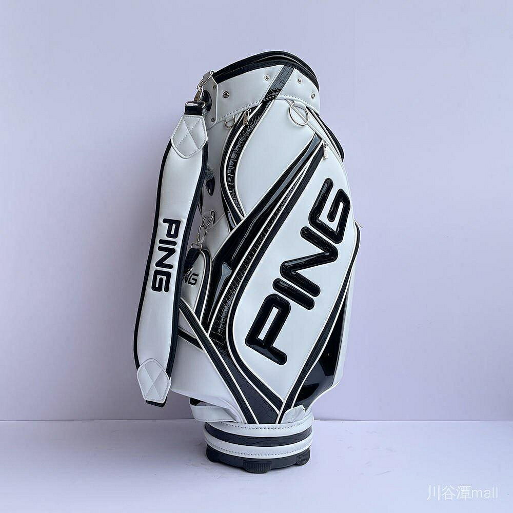 PING男女士款GOLF高爾夫球包裝備包標準球袋球杆包輕便定含帽PU皮 FSZI
