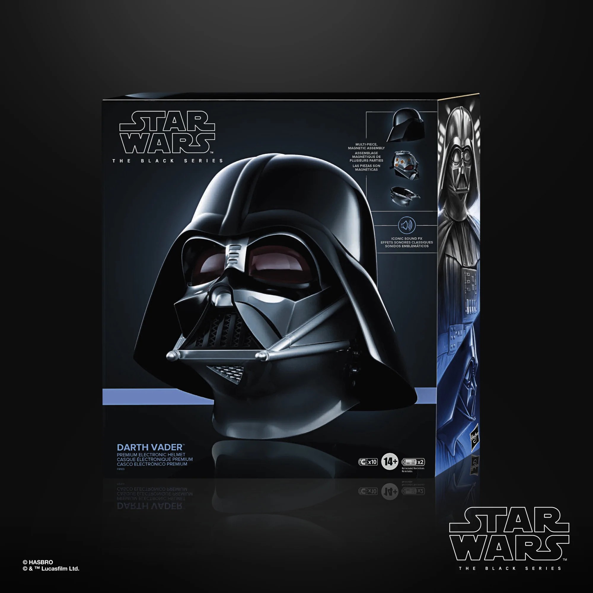 《 孩之寶 HASBRO》STAR WARS 星際大戰 黑標 收藏電子頭盔 - 黑武士 東喬精品百貨 F81032210