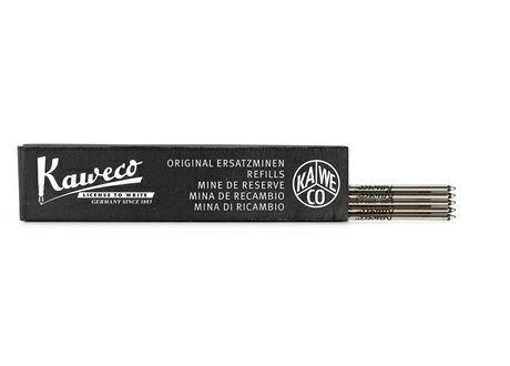 預購商品 德國 KAWECO D1 原子筆替蕊 筆芯 黑色 1.0mm 4250278604141 5支入 /盒