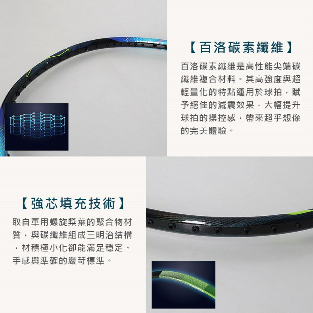 VICTOR 神速羽球拍(免運 羽毛球拍 空拍 訓練 勝利「ARS-ETA-C-3U」≡排汗專家≡ 4