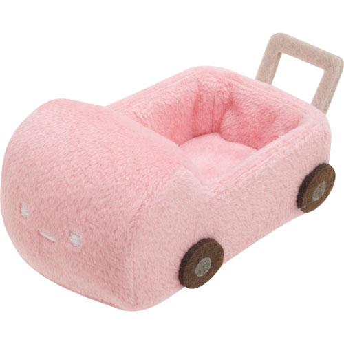 日貨 角落生物 粉 推車 娃娃 娃娃 玩具 公仔 玩偶 小娃娃 裝飾 角落小夥伴 正版 J00017048
