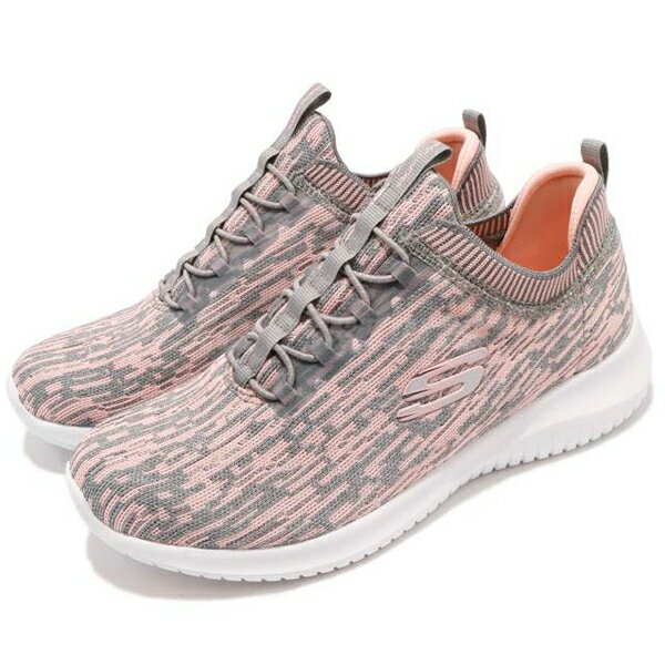 【SKECHERS】 ULTRAFLEX 運動鞋 休閒鞋 粉色 女鞋-12831GYCL