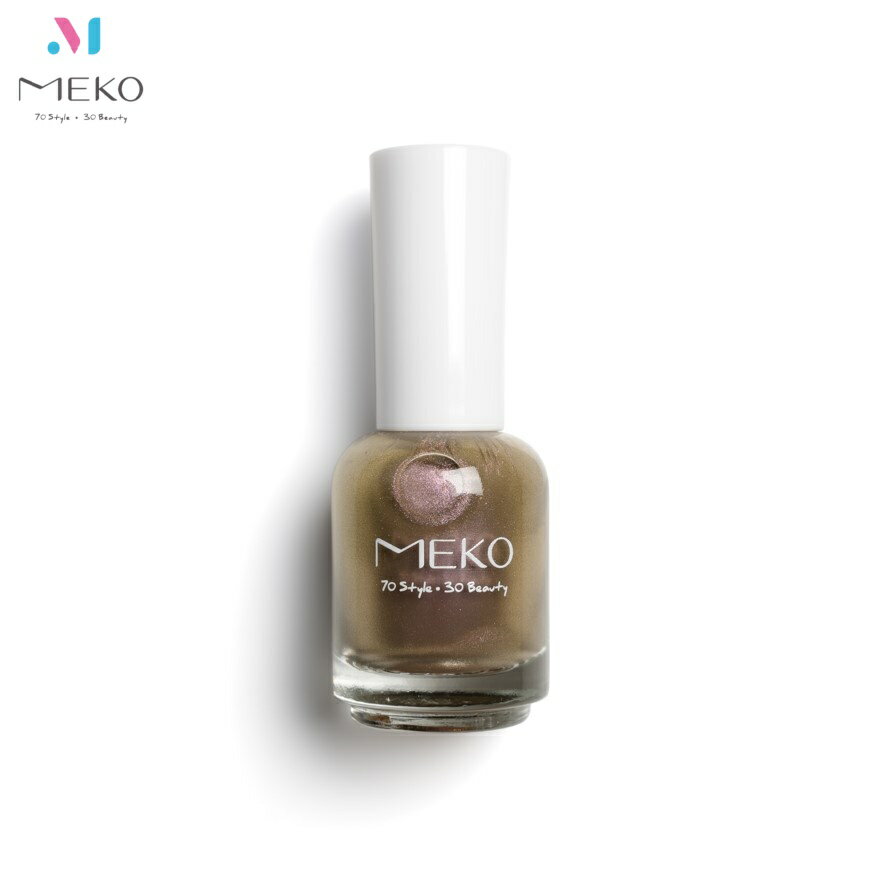 MEKO 雷根寶盒指甲油 - 38草莓焦糖爆米花 /果凍色指甲油【官方旗艦店】