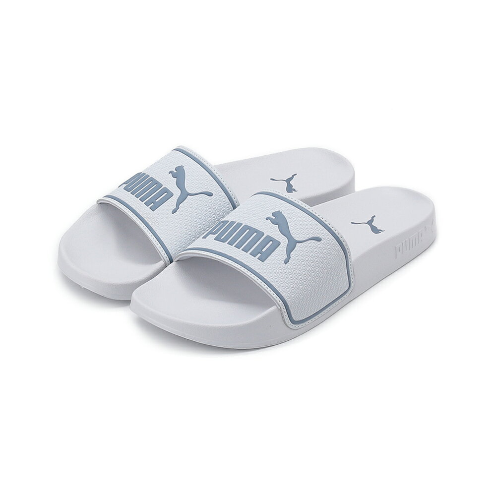 PUMA LEADCAT 2.0 壓紋拖鞋 白銀 384139-47 女鞋