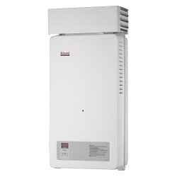 RINNAI林內 屋外 自然排氣 電子調溫 抗風型 12L 熱水器 MU-A1271RF 液化 合格瓦斯承裝業 桃竹苗免費基本安裝