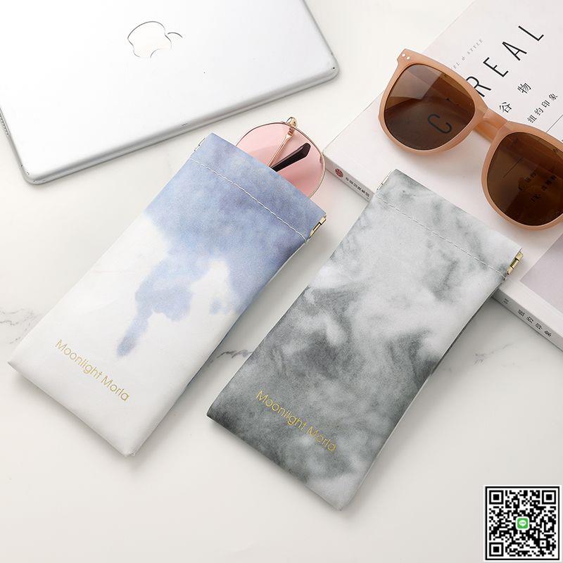 彈片眼鏡袋墨鏡太陽鏡男女收納套隨身抗壓放近視眼鏡包小巧保護盒-UM.有米家居