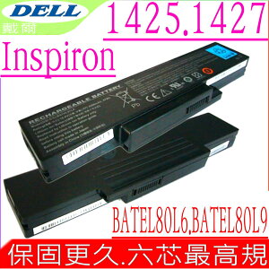Dell Inspiron 1425，1427 電池 適用戴爾 BATEL80L6，BATEL80L9，BATHL90L6，BATE80L6，BATEL80L9，BATFT10L61，BEE0110202，D-DST1246，0-NFY6B1000Z, 906C5040F, 906C5050F