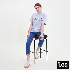 Lee 413 高腰標準小直筒牛仔褲 女 Modern 中藍LL220312158