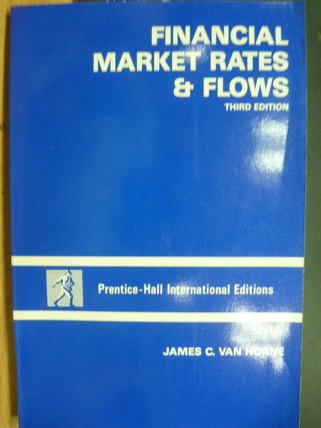 【書寶二手書T6／大學商學_ZIV】Financial Market Rates&Flows_James_1990年