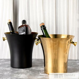 新品不銹鋼香檳桶歐式家用冰桶酒吧ktv冰酒器樣板房裝飾擺件商用