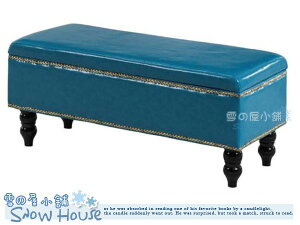 ╭☆雪之屋居家生活館☆╯R470-05 K-5藍色鉚釘掀蓋式置物椅(皮面)/收納椅/單人沙發/穿鞋椅/電腦椅/矮凳