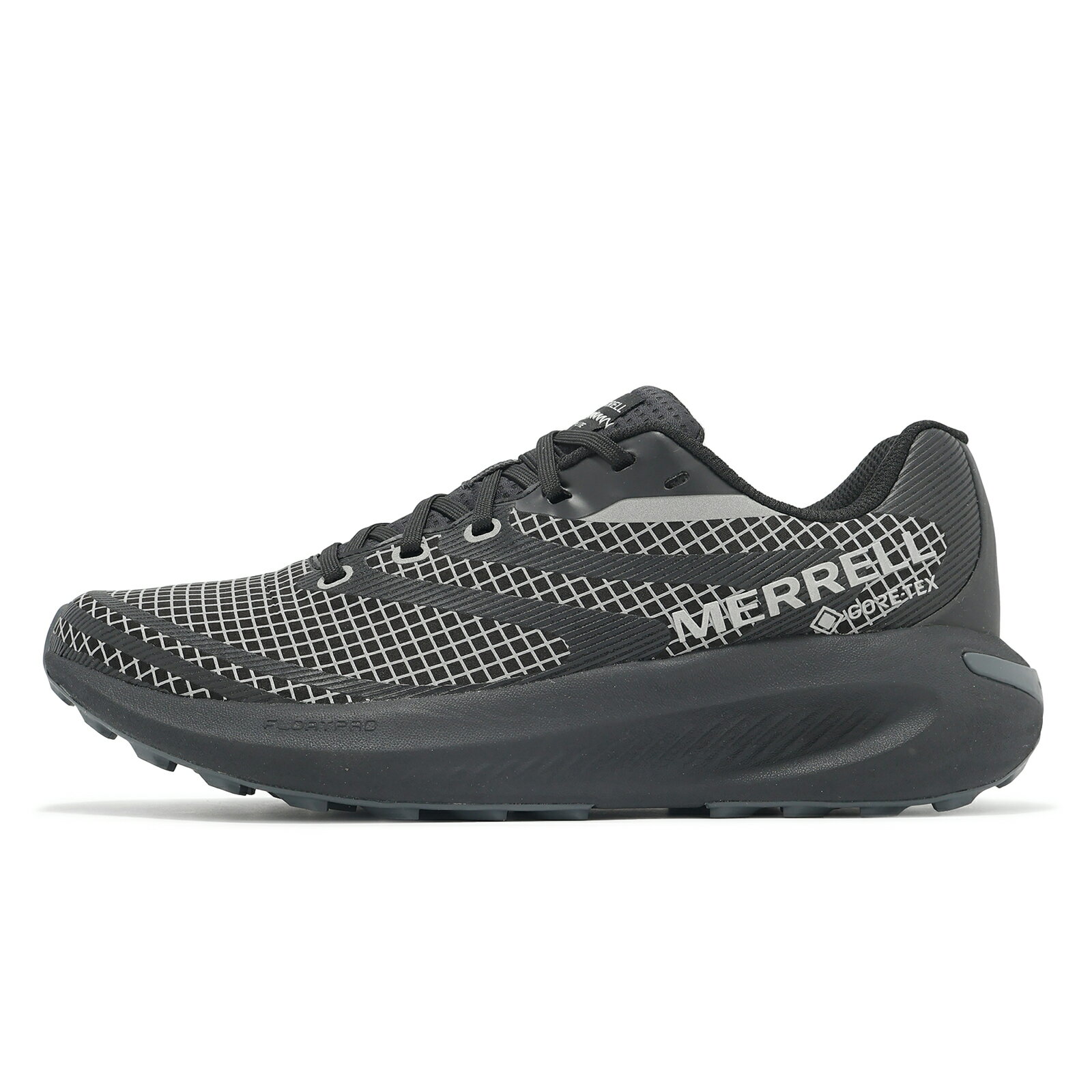 Merrell 越野跑鞋 Morphlite Reflective GTX 男鞋 黑灰 防水 回彈 廣告主打款