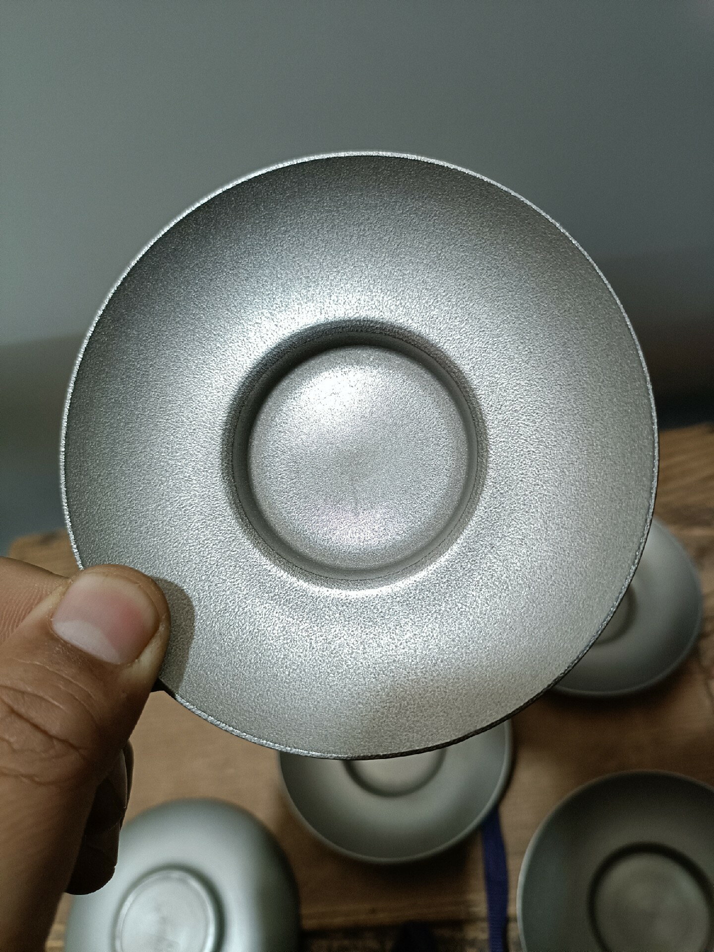 純錫 茶托 日本回流昭和時期純錫茶托杯托杯墊錫托錫碟，全品全新，帶包裝