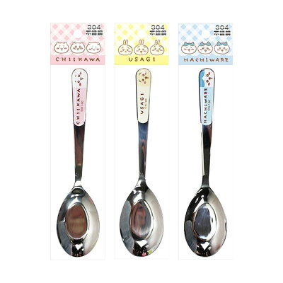 吉伊卡哇可愛不鏽鋼湯匙【九乘九購物網】