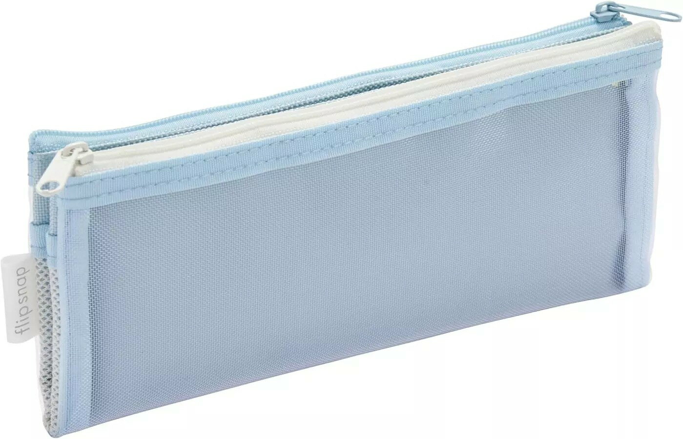 【日本Raymay】網狀筆袋 鉛筆盒 可折疊 雙拉鍊 FY1236 4