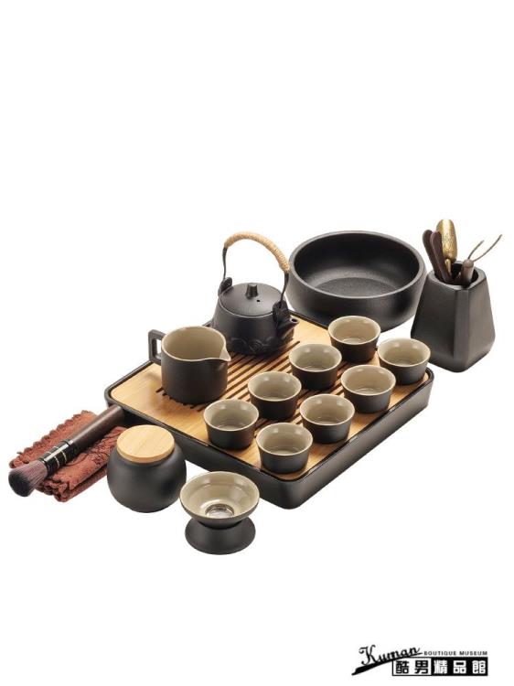 旅行茶具 便攜旅行日式小套功夫茶具套裝家用泡茶陶瓷茶壺會客用品定制輕奢 摩可美家