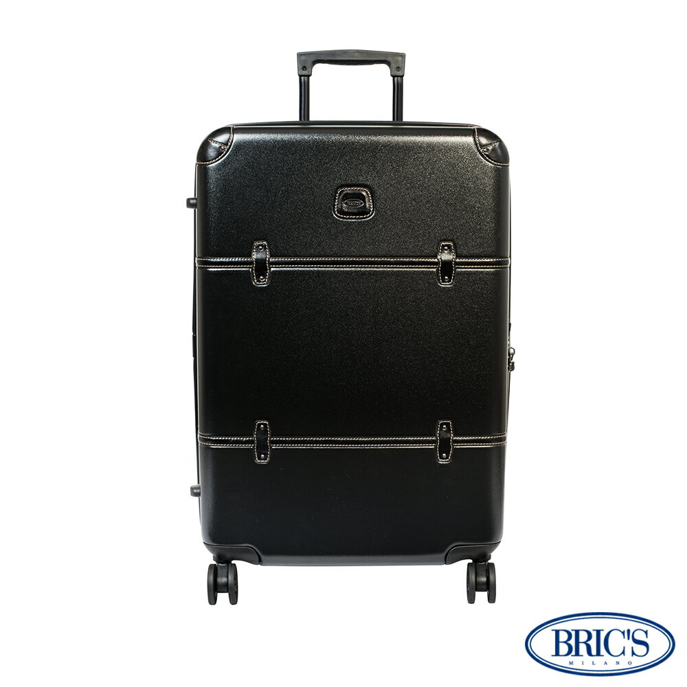 <br/><br/>  【米蘭BRIC'S】優雅時尚32吋PC拉鍊拉桿-黑色 雙橡膠車輪行李箱<br/><br/>