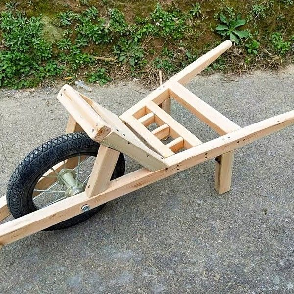 免運/可開票 快速出貨 木製質獨輪車雞公車木牛小孩子手推車玩具幼兒園戶外推車遊戲道具