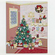 手作森林 日本品牌 HOBBYRA HOBBYRE 刺繡材料包 聖誕節 雪人 日本製 日本材料包 平野明子